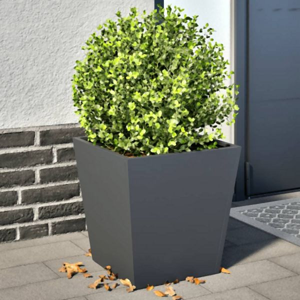 vidaXL Pflanzkübel 2 Stk. Anthrazit 40x40x40 Stahl, 851057