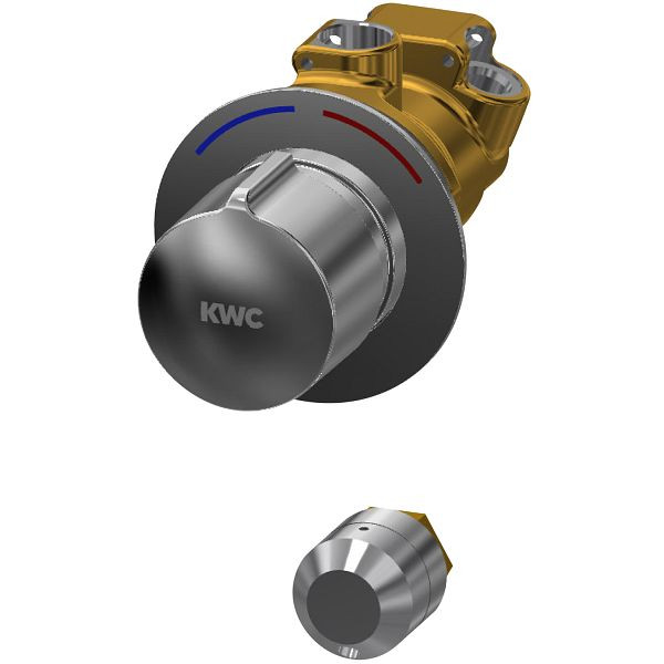 KWC Selbstschluss-Eingriffmischer, F5, Steckanschluss, mit automatischer Brauserohrentleerung, 2030062703