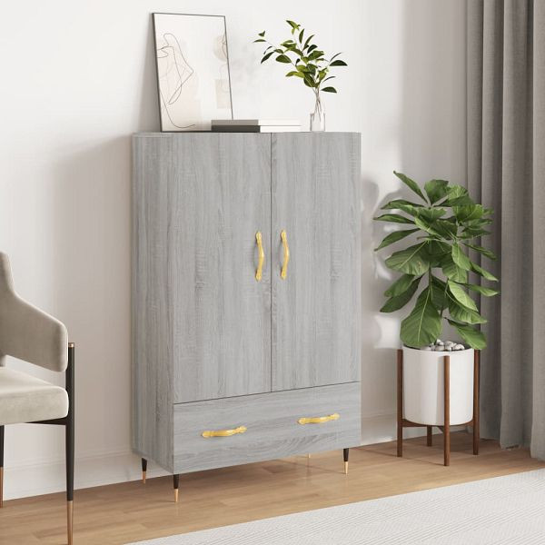 vidaXL Highboard Grau Sonoma 69,5x31x115 cm Holzwerkstoff, 828218