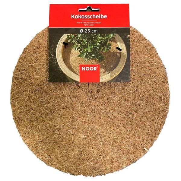 NOOR Kokosscheibe Kokos Scheibe Winterschutz PRO Stärke ca. 1,3cm 1500g/m² Winterschutz, Durchmesser 25 cm, 150002PRO-25