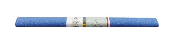 Werola Krepppapier AQUAROLA - 50 x 250 cm, hellblau, VE: 2,5 m, 82061-4650