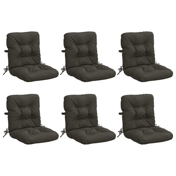 vidaXL 6-teiliges Hochlehner Kissenset VIANEN 6 pcs 100 % Polyester, 953811