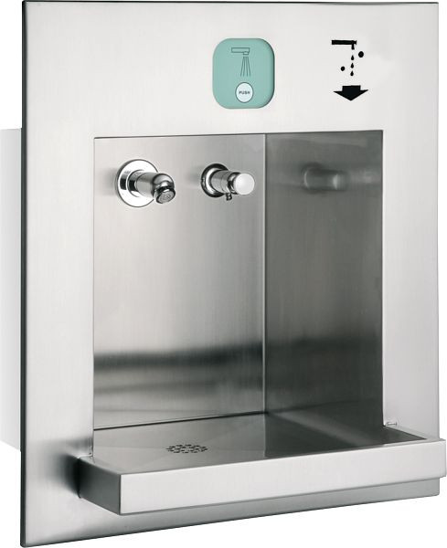 KWC Waschplatzeinheit, All-in-one, Edelstahl, 475x530x390 mm, UP, Wasser-Seife-Luft, 2000101444