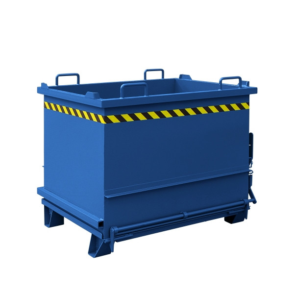 Eichinger Industrie Baustoff-Container mit Klappboden, 1000 kg, 300 Liter enzianblau, 20350400000097
