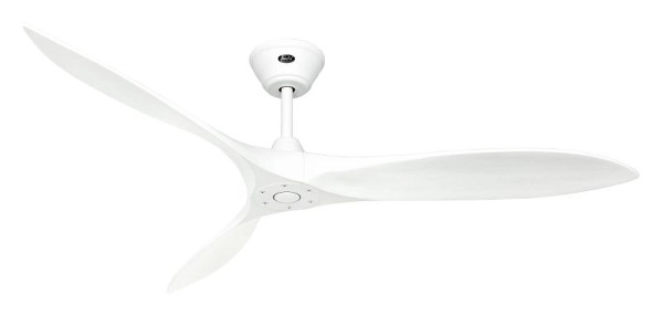 CasaFan Deckenventilator Eco Airscrew 152 Lack matt weiß-Massivholz Lack matt weiß, 315250