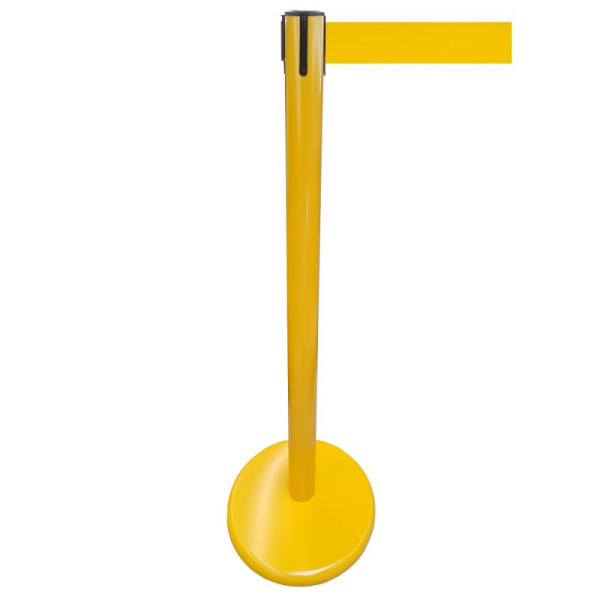 Stein HGS Personenleitsystem -P-Line Future-, Metall/ gelb, signalgelb, mit Gurtendstück (Standard), Gurtlänge: 4 m, 15698-1202