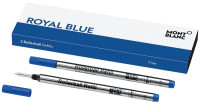 Produktbild von MONT BLANC Tintenrollermine - Strichstärke F, royal blue, MB128232 MONT BLANC Tintenrollermine - Strichstärke F, royal blue, MB128232