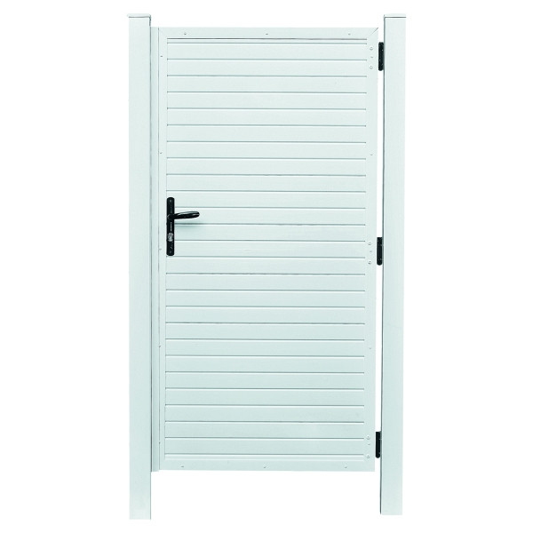 T&J LIGHTLINE KS-Türelement, 100 x 180 cm, inkl. Beschläge, Füllung weiß / Rahmen weiß, 46279