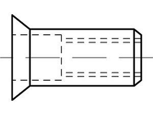 ART 88424 Blindnietmuttern A 4 Seko M 4 / 2,5 - 4,0 VE=S (500 Stück)