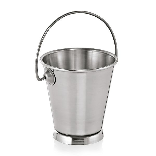 WAS Mini Serviereimer, Durchmesser 9,0 cm, Chromnickelstahl, 4035090