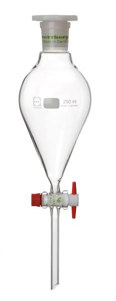 Rettberg Scheidetrichter, 4000 ml, ungraduiert, PTFE-Küken NS 29/10 mm, PE-Stopfen NS 45/40, 114112072
