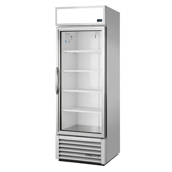 True 538L Kühlschrank mit 1 Glastür, Aluminium, GDM-19T-HC-TSL01, CW388
