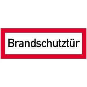 Moedel Brandschutztür, Folie, 210x74 mm, 57404