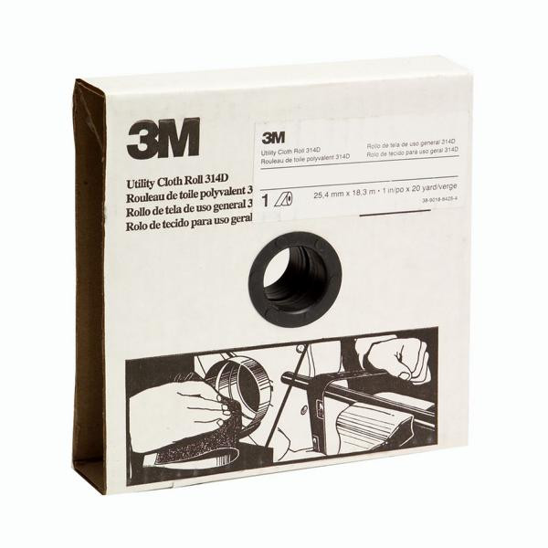 3M Gewebeschleifrolle 314D, 50 mm x 25 m, P150, VE: 5 Rollen, 7000060189