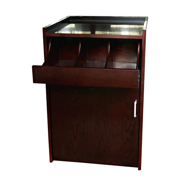 WAS Besteckstation, 55 x 55 x 85 cm, Holz furniert, 4431500