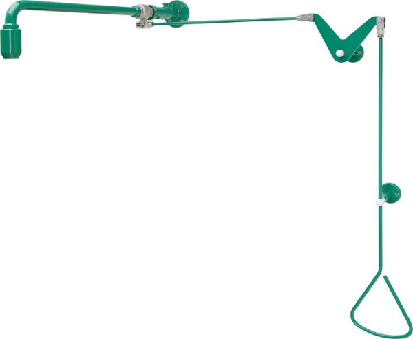 KWC Notdusche, Zugstange, Türbereich, grün, Wasser aus Decke oder seitlich, 2030019025