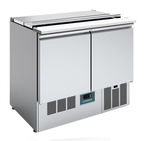 ALPENINOX Saladette SM 102, für GN 1/1, steckerfertig, Umluftkühlung, 402729616