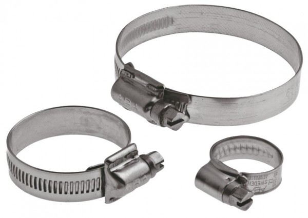 GEKA ABA Schlauchschellen "W5", 38-50mm x 12,2mm breit 1.4436 DIN 3017, VE: 50 Stück, 79.4009