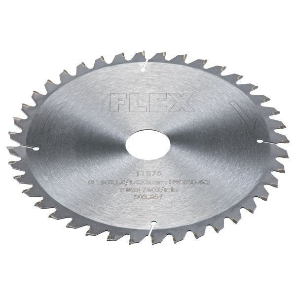 FLEX Standard Sägeblatt D190x1,6/1,0x30 HW Z40/5° WZ, 503657