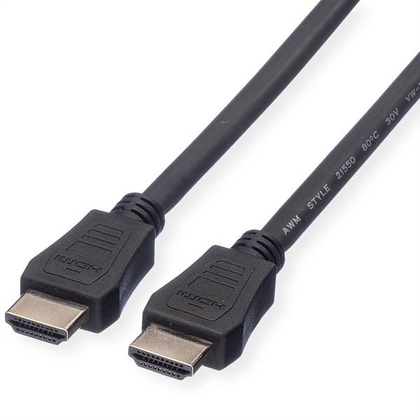 VALUE HDMI High Speed Kabel mit Ethernet, LSOH, schwarz, 10 m, 11.99.5740