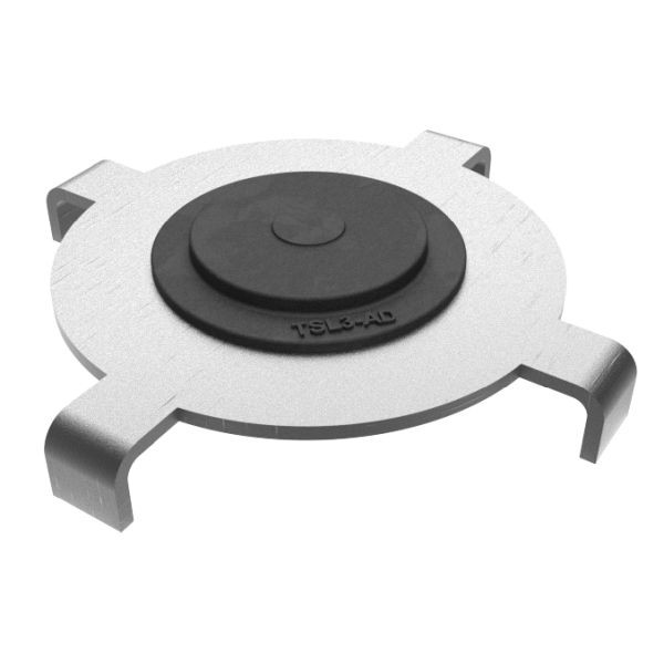 Busching Metalladapter passend für Tesla 3 und Tesla Y r=161mm, auf Gummiauflage d: 140 - 160 mm, 100870