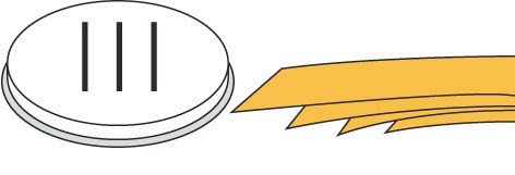 Neumärker Pasta-Scheibe Ø 57 mm Pappardelle für MPF 2,5 und MPF 4, 06-50754-02