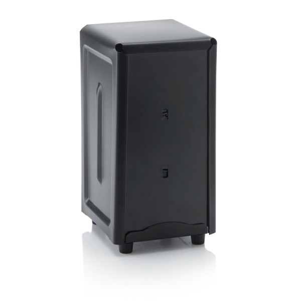 WAS Serviettenspender, 10 x 12 x 19,5 cm, schwarz, Stahl, 1450102