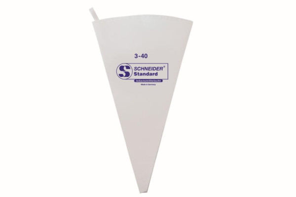 Schneider Spritzbeutel, 3-40 cm, "Standard" in blau, verschweißt, 350173