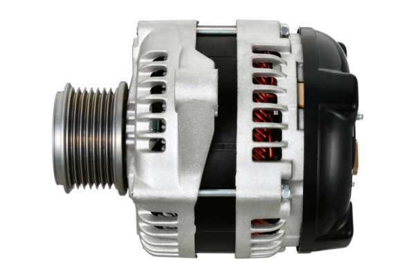 HELLA Generator/Lichtmaschine, 14V, 130A, für u.a. TOYOTA LAND CRUISER PRADO (_J12_) 3.0 D, 8EL 015 637-491