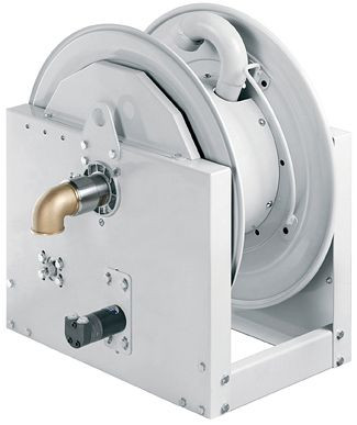 Ebinger Schlauchaufroller SM 700-H, Hydraulikmotor + Zahnradübersetzung, Max. 13m - 63mm AD/ 20m - 50mm AD, bis 20 bar, 6.400.130.270