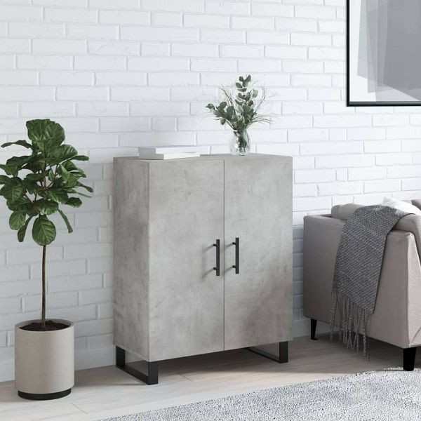 vidaXL Sideboard Betongrau 69,5x34x90 cm Holzwerkstoff, 827752