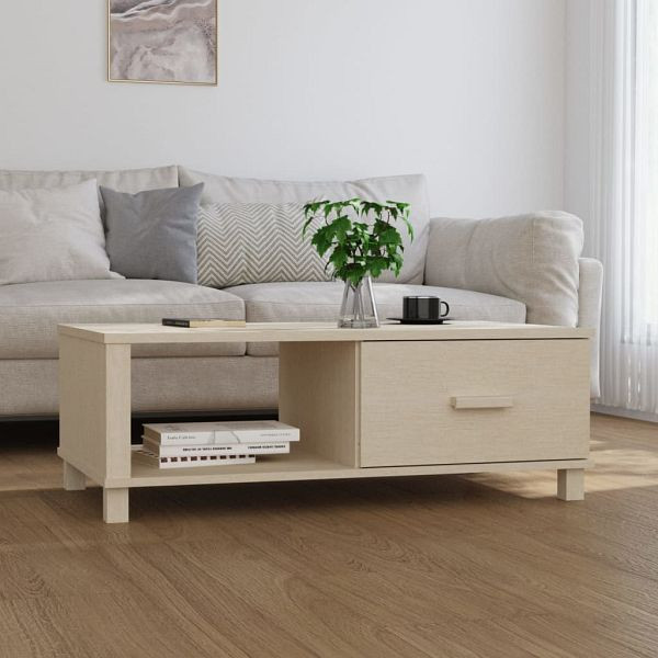 vidaXL Sideboard HAMAR Honigbraun 100x55x35 cm Massivholz Kiefer, 340452