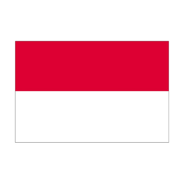 Stein HGS Landesflagge Hessen (ohne Wappen), 200 cm, 335 cm, mit Seil und Schlaufe, FlagTop 110 g/m², für Fahnenmasten ab 8 m ohne Hohlsaum, 26338