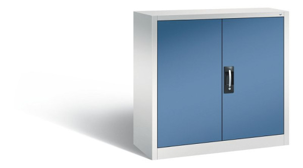 C+P Magazinschrank, H1000xB1000xT420 mm, Grau/Fernblau, 133944-22 S10002