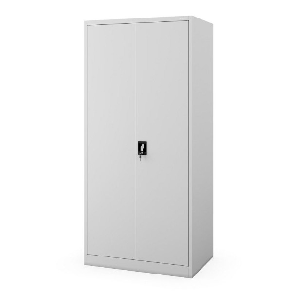 Jan Nowak Aktenschrank abschließbar JAN H D600 900 x 1950 x 600 mm, Grau, 1982