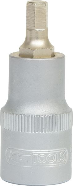 KS Tools 1/2" Bit-Stecknuss Innensechskant, kurz, 3/4", 911.5304