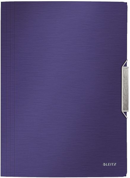 LEITZ 3977 Eckspannermappe Style, A4, PP, titan blau, 3977-00-69