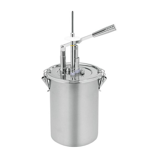 Gastro-Inox Hebeldispenser mit gerader Nadeldüse, 4,5 Liter, 503.163