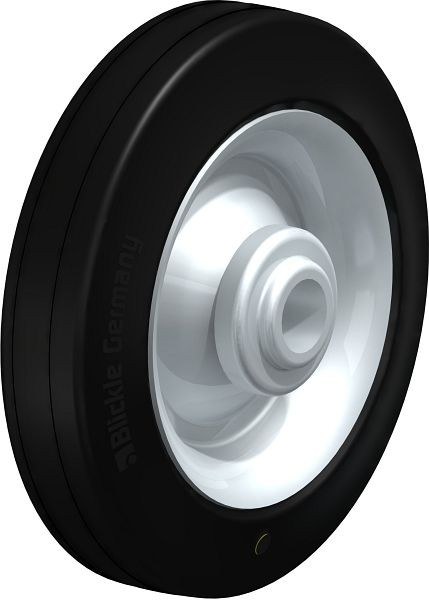 Blickle V 162/20R-EL Rad aus Vollgummi, Schwarz, 60061