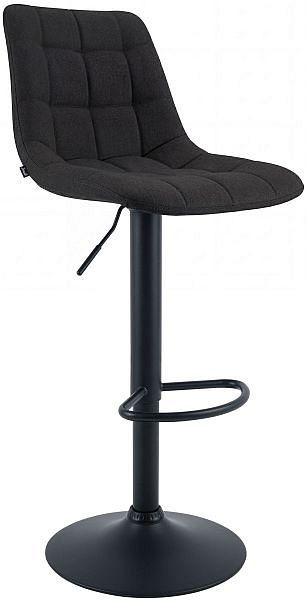 CLP Barhocker Mapun Stoff, schwarz, 327288, 4255716374945