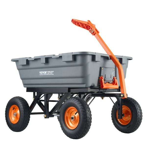 VEVOR Transportwagen Gartenwagen Schubkarre Handwagen Kippfunktion 680 kg, SLZXTC1500B0FP7ZKV0