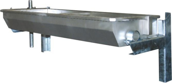 Kerbl Edelstahl Kipptränke 1m zur Wandmontage, 221033