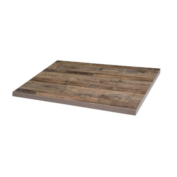 Bolero vorgebohrte rechteckige Tischplatte Urban Dark 1100x700mm, DT440