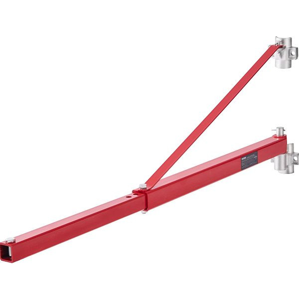 VEVOR Elektrischer Hebezeug-Stützarm 600 kg Tragkraft, elektrisch, Stahlhebezeugrahmen 180° schwenkbarer Gerüsthebezeug-Hebearm, HLZJXZB300604W8GIV0