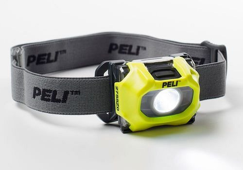 DENIOS LED-Stirnlampe für Ex-Zone 0, bis zu 72 Lumen Helligkeit, mit Blinklicht, 267006
