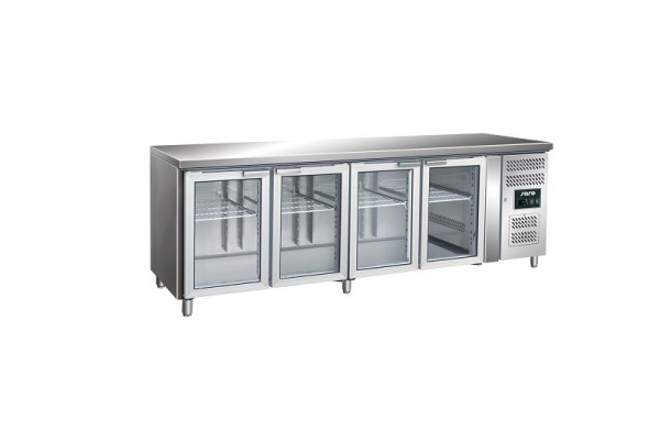 Saro Kühltisch mit Glastür Modell GN 4100 TNG, 323-3154