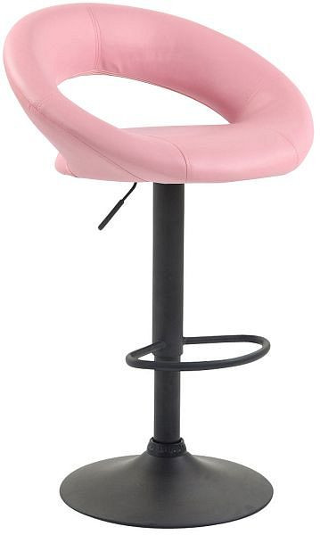 CLP Barhocker Olinda Kunstleder schwarz, pink, 315785