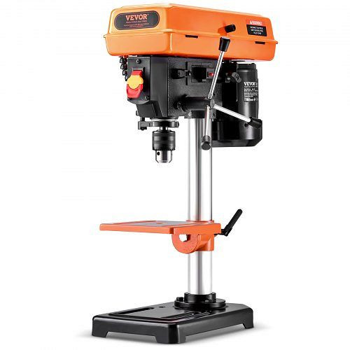VEVOR 203mm Tischbohrmaschine Säulenbohrmaschine Standbohrmaschine 550-2500U/min, TSZC23A5D800191DHV2