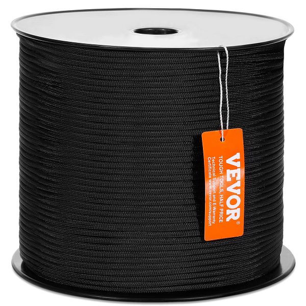VEVOR Arborist Baumkletterseil geflochtenes Nylonseil 3/16 Zoll x 1000 Fuß, HCCLSNL316INDUEVBV0