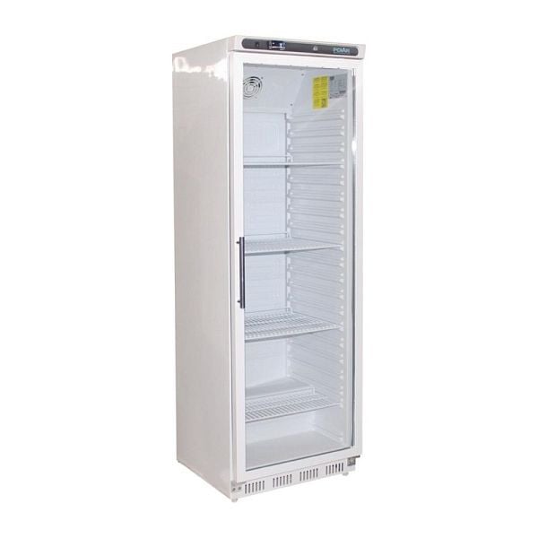 Polar Display Kühlschrank 400 l Kapazität, 1 Tür, weiß, CD087